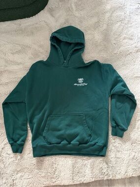 Abercrombie and Fitch green hoodie